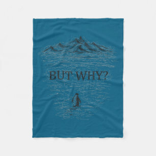 But why nihilist penguin tees  fleece blanket