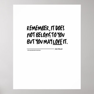 "But you may love it"  Poster