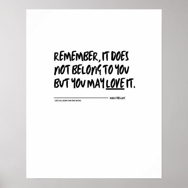 "But you may love it"  Poster (Front)