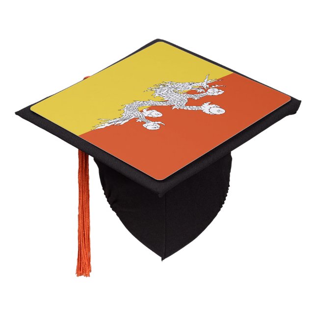 Butane flag graduation cap topper (Angled)