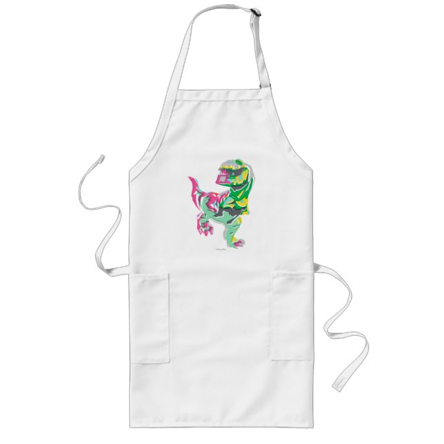 Butch Abstract Silhouette Long Apron (Front)