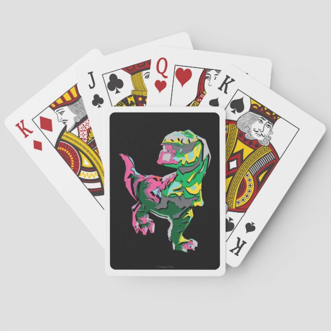 Butch Abstract Silhouette Playing Cards (Back)
