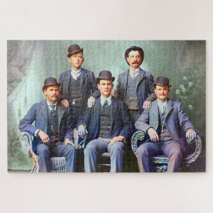 Butch Cassidy & The Sundance Kid Gang Colour Redux Jigsaw Puzzle