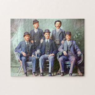 Butch Cassidy & The Sundance Kid Gang Colour Redux Jigsaw Puzzle