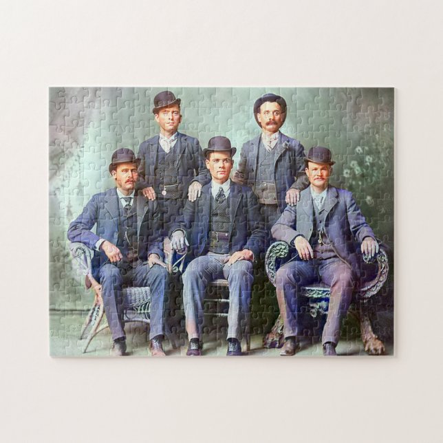 Butch Cassidy & The Sundance Kid Gang Colour Redux Jigsaw Puzzle (Horizontal)