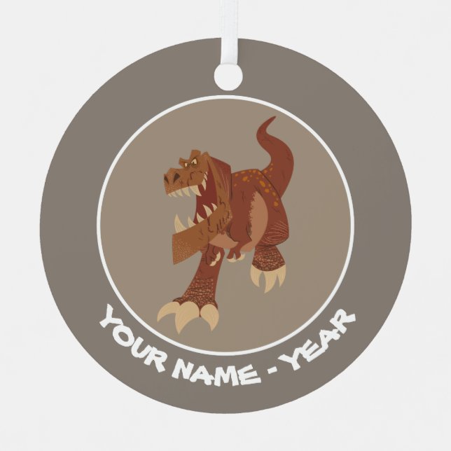 Butch Character Art Metal Ornament (Front)
