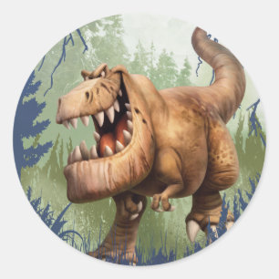 Butch Charging Classic Round Sticker