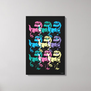 Butch Colour Stamp Canvas Print