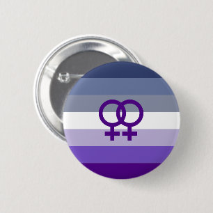 Butch Lesbian Love WLW Pride 2 Inch Round Button