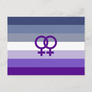 Butch Lesbian Love WLW Pride Postcard