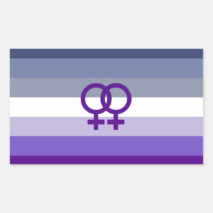 Butch Lesbian Love WLW Pride Sticker