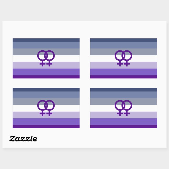 Butch Lesbian Love WLW Pride Sticker (Sheet)