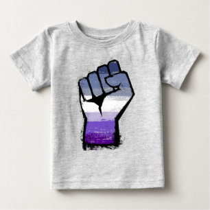 Butch Lesbian Pride Fist Baby T-Shirt