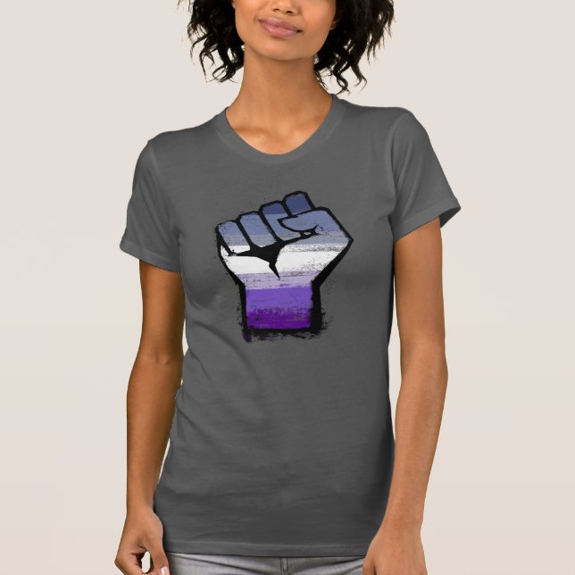 Butch Lesbian Pride Fist T-Shirt (Front)