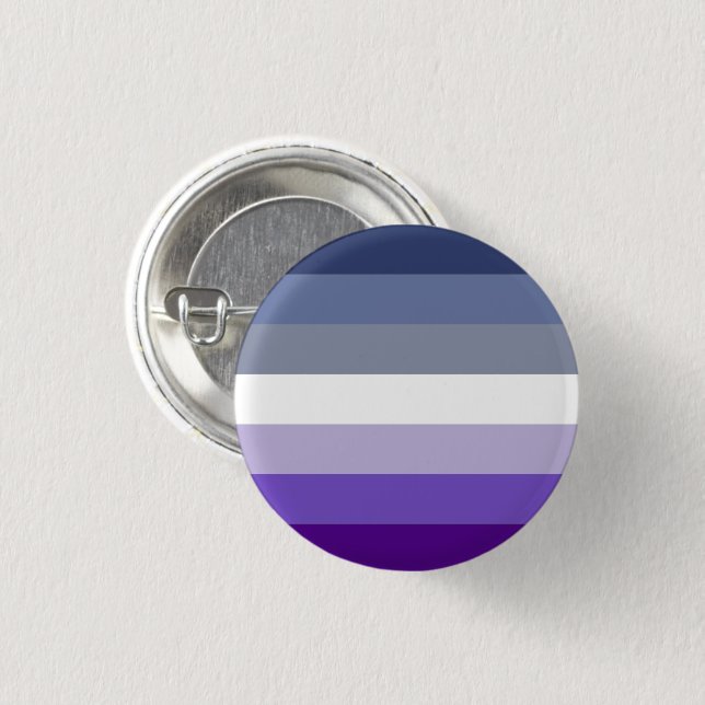 Butch Lesbian Pride Flag 1 Inch Round Button (Front & Back)