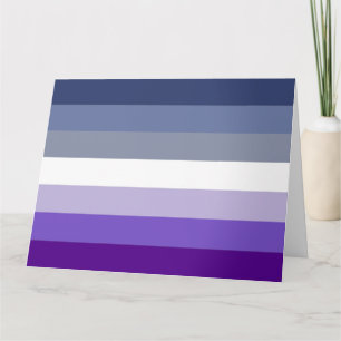 Butch Lesbian Pride Flag Card