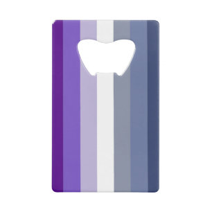 Butch Lesbian Pride Flag Credit Card Bottle Opener