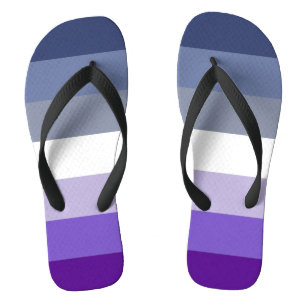 Butch Lesbian Pride Flag Flip Flops