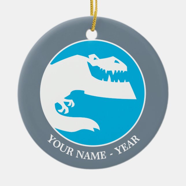 Butch Silhouette Ceramic Ornament (Front)