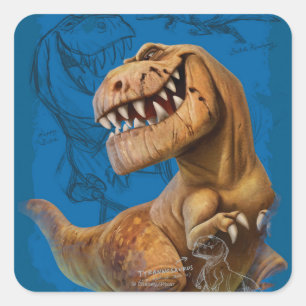 Butch Sketch Composition Square Sticker