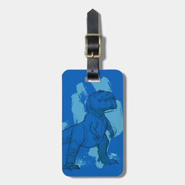 Butch Sketch Luggage Tag (Front Vertical)