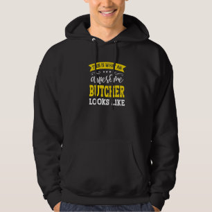 Butcher Job Title Employee Funny Worker Profession Hoodie