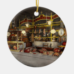 Butcher - Meat Party 1926 Ceramic Ornament
