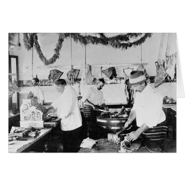 Butcher Shop, 1895 (Front Horizontal)