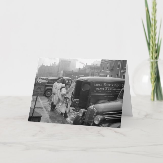 Butcher Shop Boys, 1938 Card (Front)