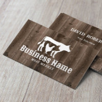 Butcher Shop Meat Market Chicken Pig Cow Barn Wood