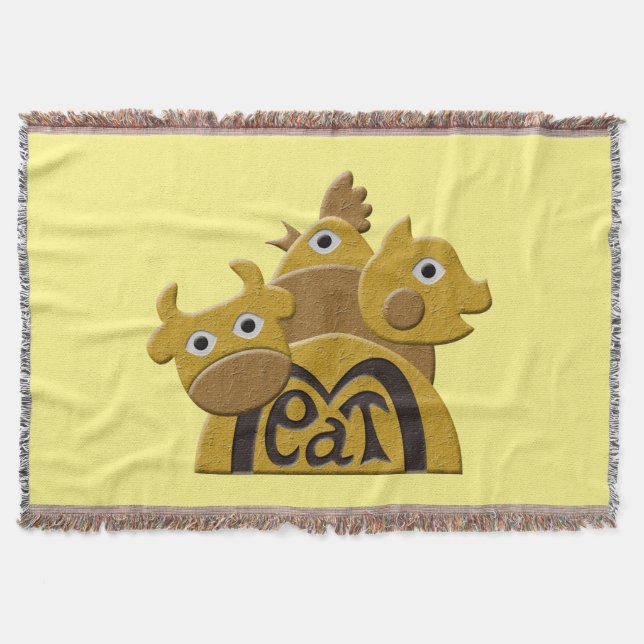 Butcher Throw Blanket (Front)