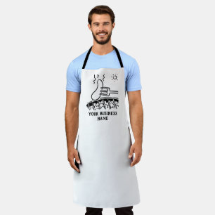 Butcher's Apron with Barbecue Sausage Image