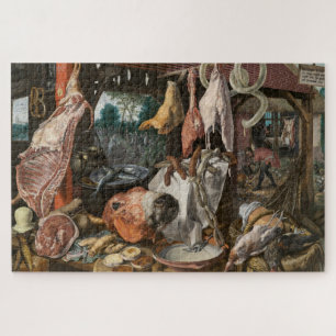 Butcher's Stall (by Pieter Aertsen) Jigsaw Puzzle