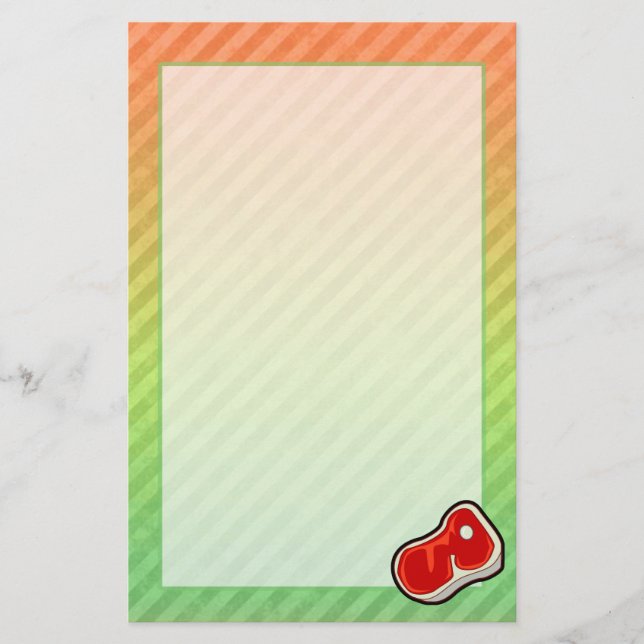 Butcher's Steak Stationery (Front)