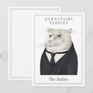 BUTLER CAT 4.5x6.25 Flat Card + Text