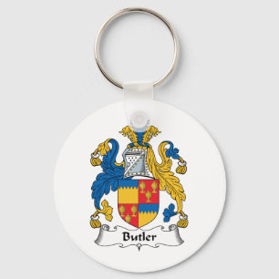 Butler Family Crest Keychain