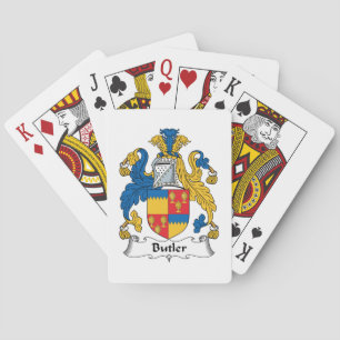 Butler Family Crest Playing Cards