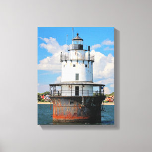 Butler Flats Lighthouse, MA Wrapped Canvas