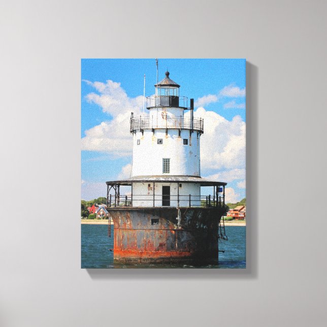 Butler Flats Lighthouse, MA Wrapped Canvas (Front)