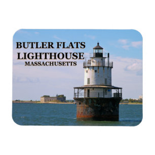 Butler Flats Lighthouse Massachusetts Flexi Magnet