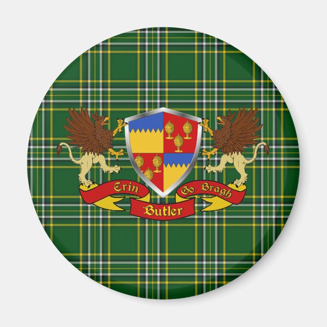 Butler Irish Coat of Arms Magnets (Front)