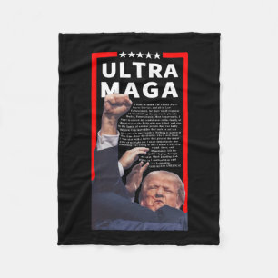Butler Rally Quote Fleece Blanket