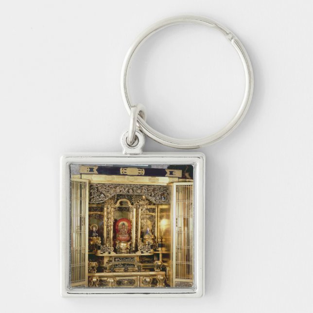 Butsudan shrine from a Damio's palace at Kyoto Keychain (Front)