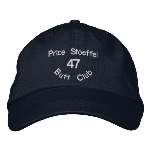 Butt Club Embroidered Hat (Front)