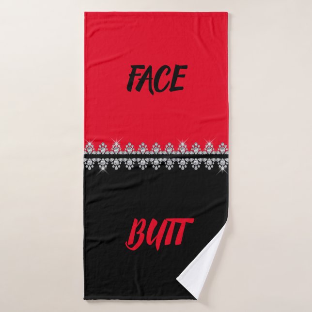 BUTT FACE TOWELS (Bath Towel)