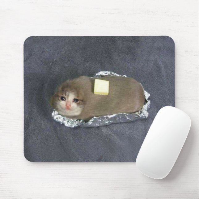 Butta Cat Mouse Pad (With Mouse)