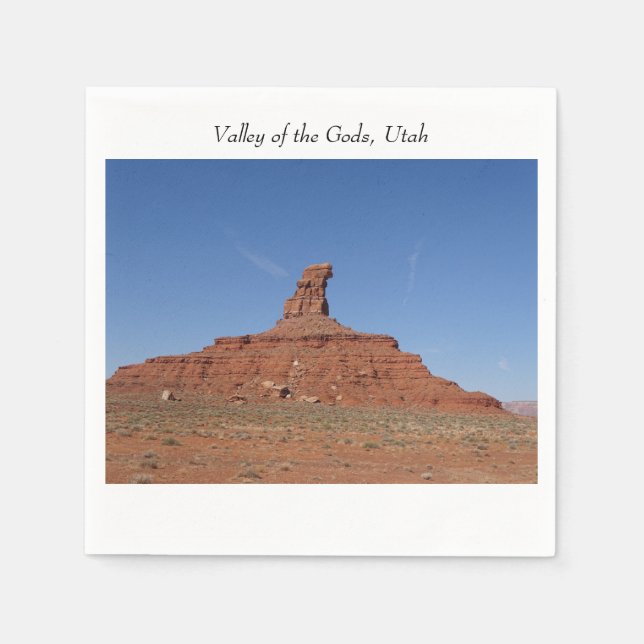 Butte in Valley of the Gods, Utah Napkin (Front)