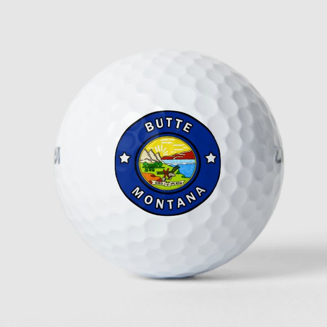 Butte Montana Golf Balls (Front)