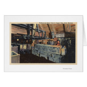 Butte, Montana - moteur souterrain