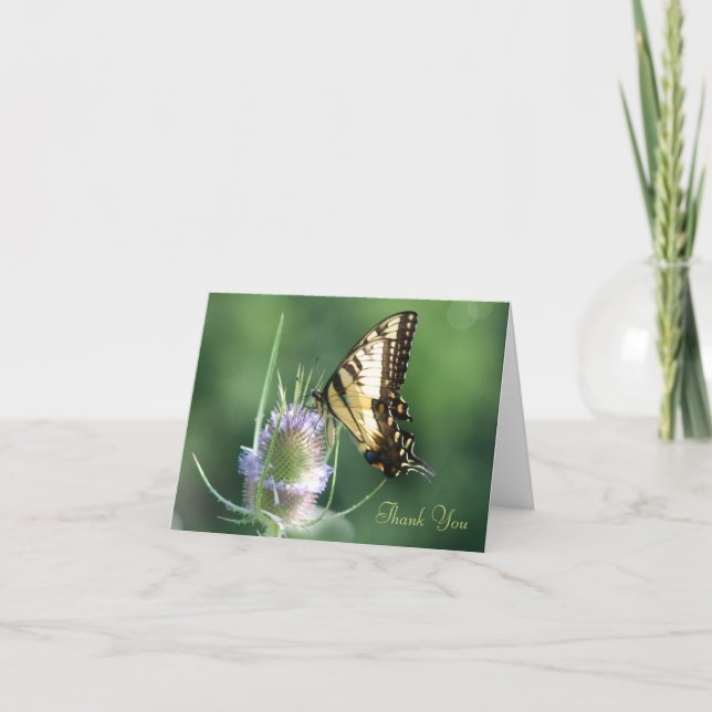 Buttefly on a Thistle Card (Front)
